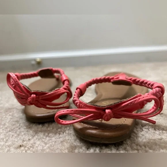 Bow-tied Flip Flop Sandals - Picture 3 of 4